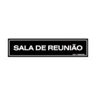 Placa De Sinalização Sala De Reunião 30x7 Qi Comunicação - A-428 Q1a