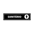 Placa De Sinalização Sanitário Masculino 30x7 Ecom IA - A-431 F9e