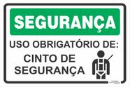 Placa De Sinalização Segurança Use Cinto De Segurança - 2