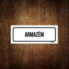 Placa De Sinalização Setor - Armém (23X9)