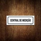 Placa De Sinalização Setor - Central De Medição (23X9)