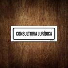 Placa De Sinalização Setor - Consultoria Jurídica (23X9)