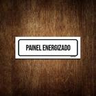 Placa De Sinalização Setor - Painel Energizado (30X10)