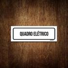 Placa De Sinalização Setor - Quadro Elétrico (30X10)