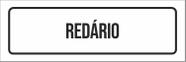 Placa De Sinalização Setor - Redário-23X9