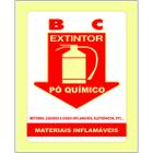 Placa de Sinalização Tamanho10x14 ExtintorInflamavel(Ps 1mm) - Star Color