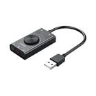 Placa de Som Externa USB ORICO SC2 - 3.5mm - com Controle de Volume e Microfone