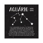 Placa Decorativa 20x20 Coleção Signos do Zodíaco Horóscopo Signo de Aquário