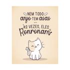 Placa Decorativa 20x25 Frase Pet Gato Gatinho - PR039