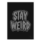 Placa Decorativa A3 Stay Weird E-girl Tumblr