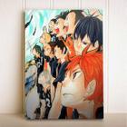 Quadro Anime Haikyuu!! Vôlei - A5 C/ Moldura E Vidro