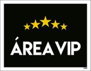 Placa Decorativa - Área Vip 18X23