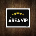 Placa Decorativa - Área Vip 27X35