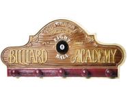 Placa decorativa Billiard Botão com 5 ganchos Em Fibra de vidro - Karim Grace 38500-8