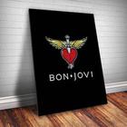 Placa Decorativa Bon Jovi 5 Mdf 30X45Cm