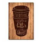 Placa Decorativa - Coffee - Café - 1645plmk