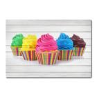 Placa Decorativa - Cupcakes - 2168plmk