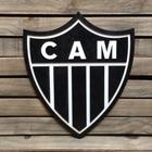 Placa Decorativa Em Alto Relevo Time Atlético Mineiro 44 Cm