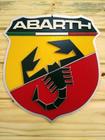 Placa Decorativa Em Relevo 3d Abarth 60cm