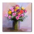 Placa Decorativa - Flores - Pintura - 1065plmk