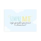 Placa Decorativa Frase Anjo da Guarda Infantil Azul 30x40cm