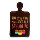 Placa Decorativa Frase Cozinha Recorte 35x22 Cm