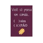 Placa Decorativa Frases Pão