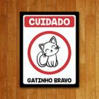 Placa Decorativa Gato ninja - Legião Nerd