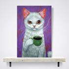 Placa decorativa infantil desenho gato pb - Wallkids - Placa Decorativa -  Magazine Luiza