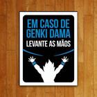 Placa Decorativa - Genki Dama Levante As Mãos 36X46