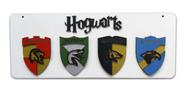 Placa Decorativa Harry Potter Casas De Hogwarts 59cm