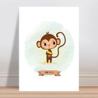 Quadro infantil macaco desenho - Comprar em Conspecto