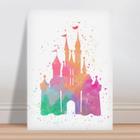 Placa decorativa infantil Castelo Princesa kids