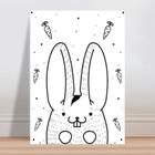 Placa decorativa infantil desenho gato pb - Wallkids - Placa Decorativa -  Magazine Luiza