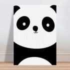 Placa decorativa infantil desenho panda tribal - Wallkids - Placa