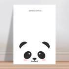 Quadro Decorativo Infantil Panda Fofo Desenho Animais - Tribos - Quadro  Decorativo - Magazine Luiza