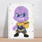 Placa decorativa infantil Personagem Thanos Vingadores