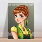 Placa decorativa infantil princesa Anna de Frozen