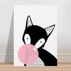 Placa decorativa infantil desenho gato pb - Wallkids - Placa Decorativa -  Magazine Luiza