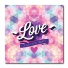 Placa Decorativa - Love - 0639plmk