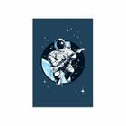 Placa Decorativa MDF Astronauta Guitarrista 30x40cm
