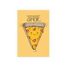 Placa Decorativa MDF Pizza Frase Verdadeiro Amor 30x40cm