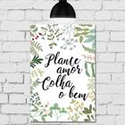 Placa Decorativa MDF Plante Amor