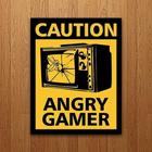 Placa Decorativa Nerd - Angry Gamer - Gamer Com Raiva 27X35