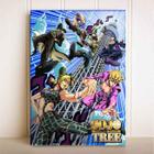 Placas decorativas quadros Jojo Bizarre Adventure Anime em MDF - 1 ao 16