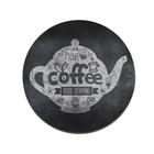 Placa Decorativa Redonda - Coffee Bule