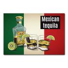 Placa Decorativa, Clube Da Tequila + Copos