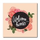 Placa Decorativa - Welcome Home - Bem Vindo - 1735plmk