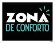 Placa Decorativa - Zona De Conforto 36X46