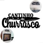 Placa Decorativas Cantinho Do Churrasco Quadro Churrasqueira